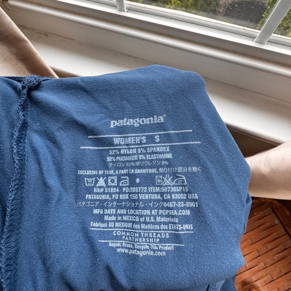 Patagonia Bandha dress. Beautiful cadet blue - Picture 3 of 4